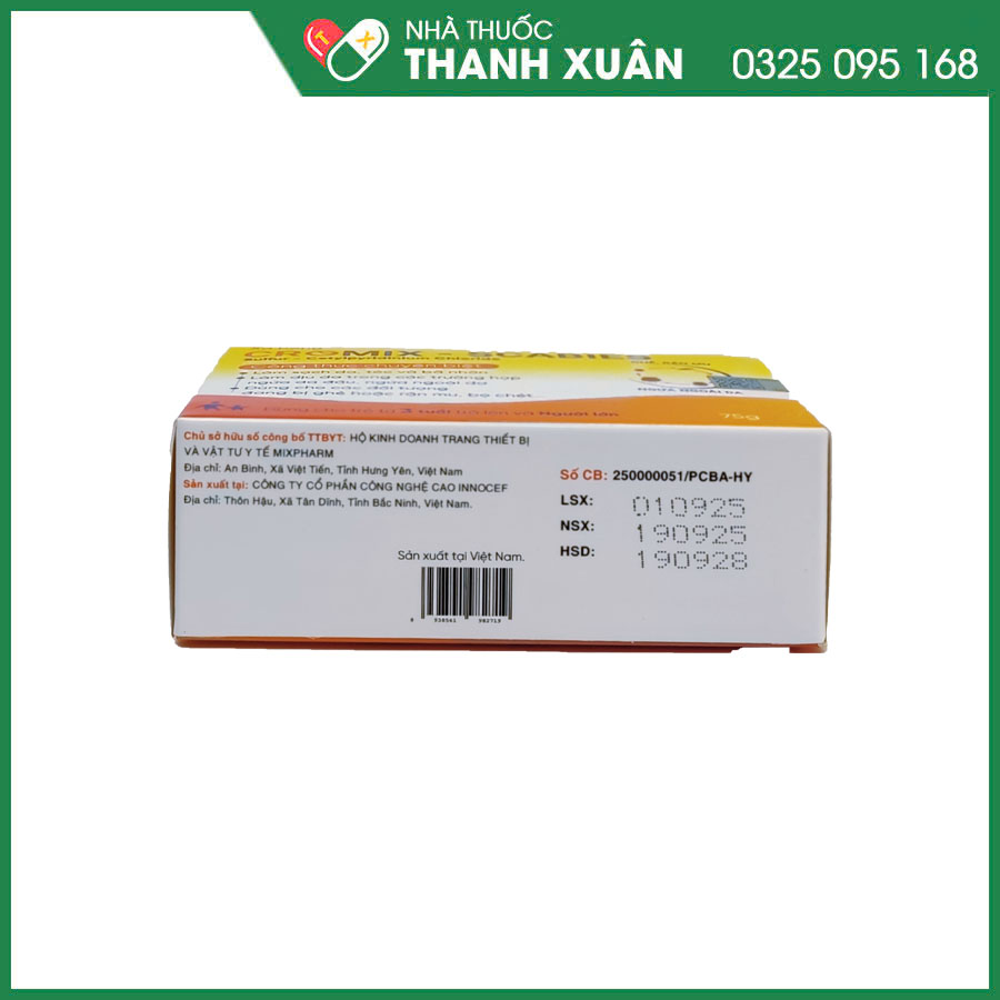 Xà bông Cromix-Scabies giúp làm sạch, dưỡng da, dùng cho da đang bị viêm trùng hoặc ghẻ ngứa (rận, bọ chét...)